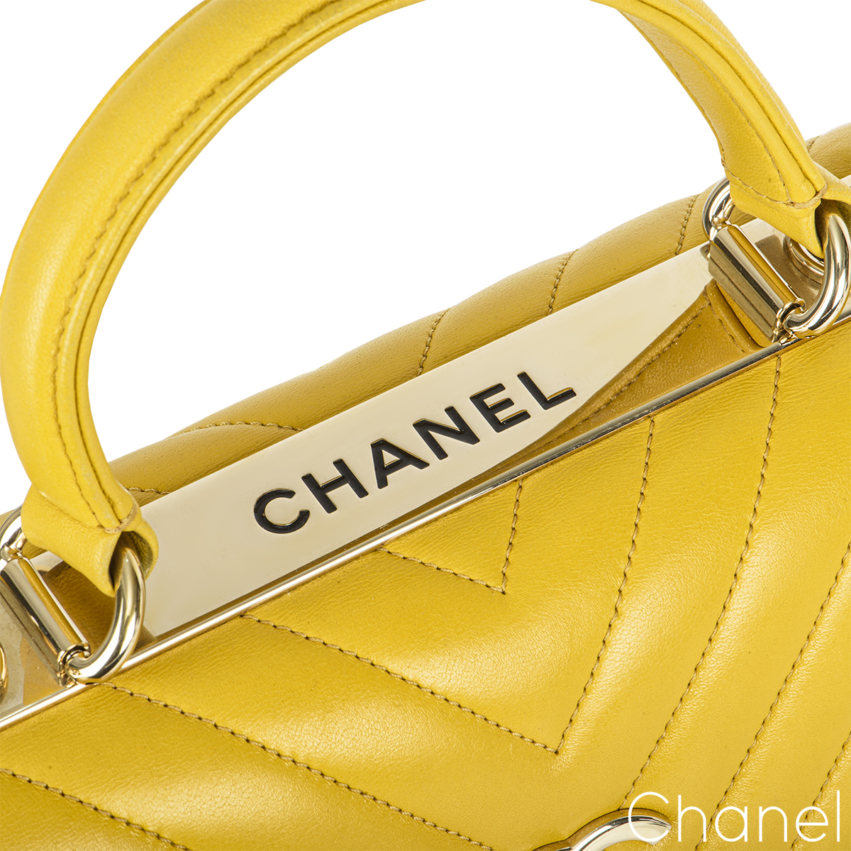 Chanel Coco Luxe Small Flap Bag A57086 Yellow 2018  Chanel clutch bag,  Chanel flap bag, Chanel handbags